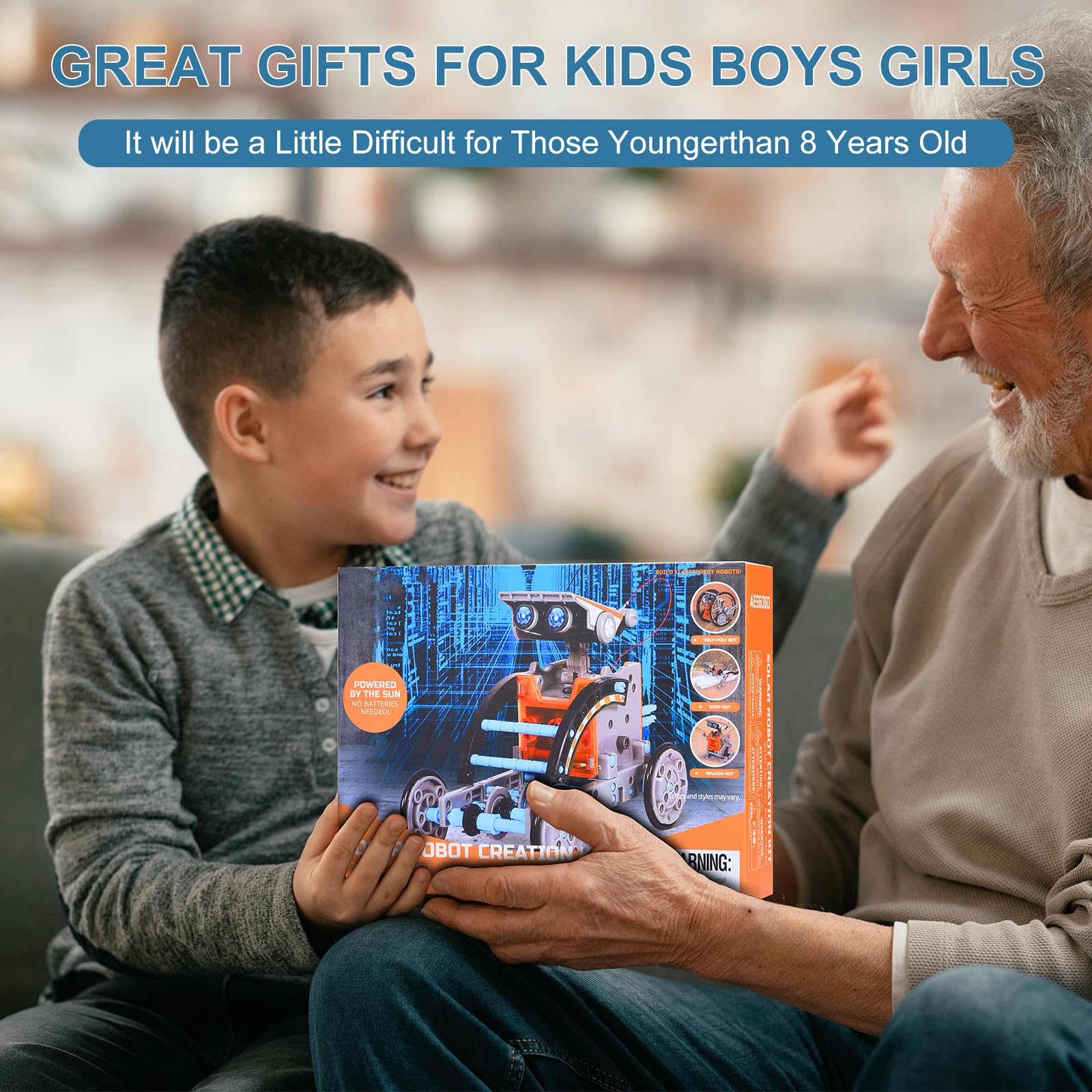 Toys for Ages 8-13,12 in 1 Stem Project Solar Robot Toy for 10 Years Old Autism Boy,Science Kits for Kids Age 8-14,Building Gear Toy Christmas Birthday Gift Idea for Boy Age 8 9 10 11 12 13 14