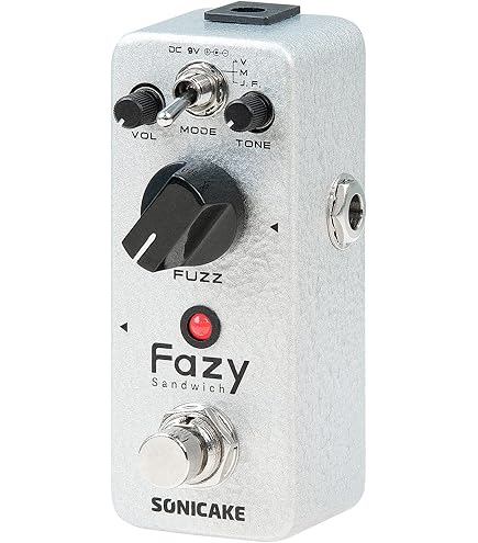 Amazon.com: Tone City Fuxx Fuzz Octave Fuzz with toggle