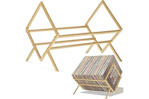 JINIHFW Vinyl Record Storage,Vinyl Record Holder,Vinyl Record Storage Rack,Vinyl Record Storage Holder Stacks Up to 80-100 LPs,Record Holder for Albums