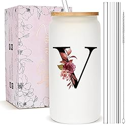 Personalized Gifts for Women, Monogrammed Frosted