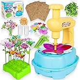 Mruikeny Fabric Flower Bouquets Toys, Handmade Arts and Crafts Toys for Kids Ages 3 4 5 6 7 8, DIY Flower Make Toy for Girls Craft Kit STEM Educational Toy for Kids Toddler Birthday Gifts