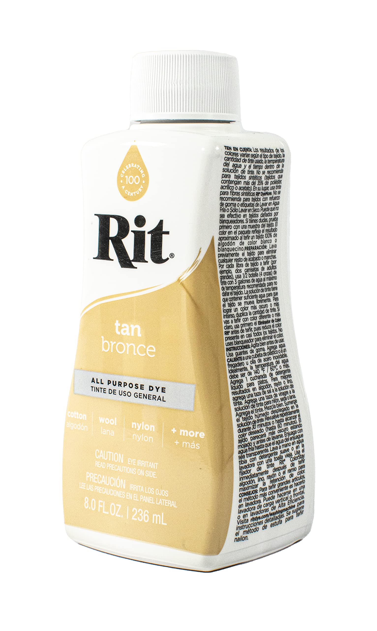 Rit Dye Liquid 236ml Tan