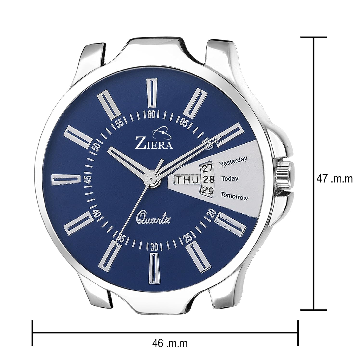 ziera analogue blue dial men's & boy's watch - zr7060