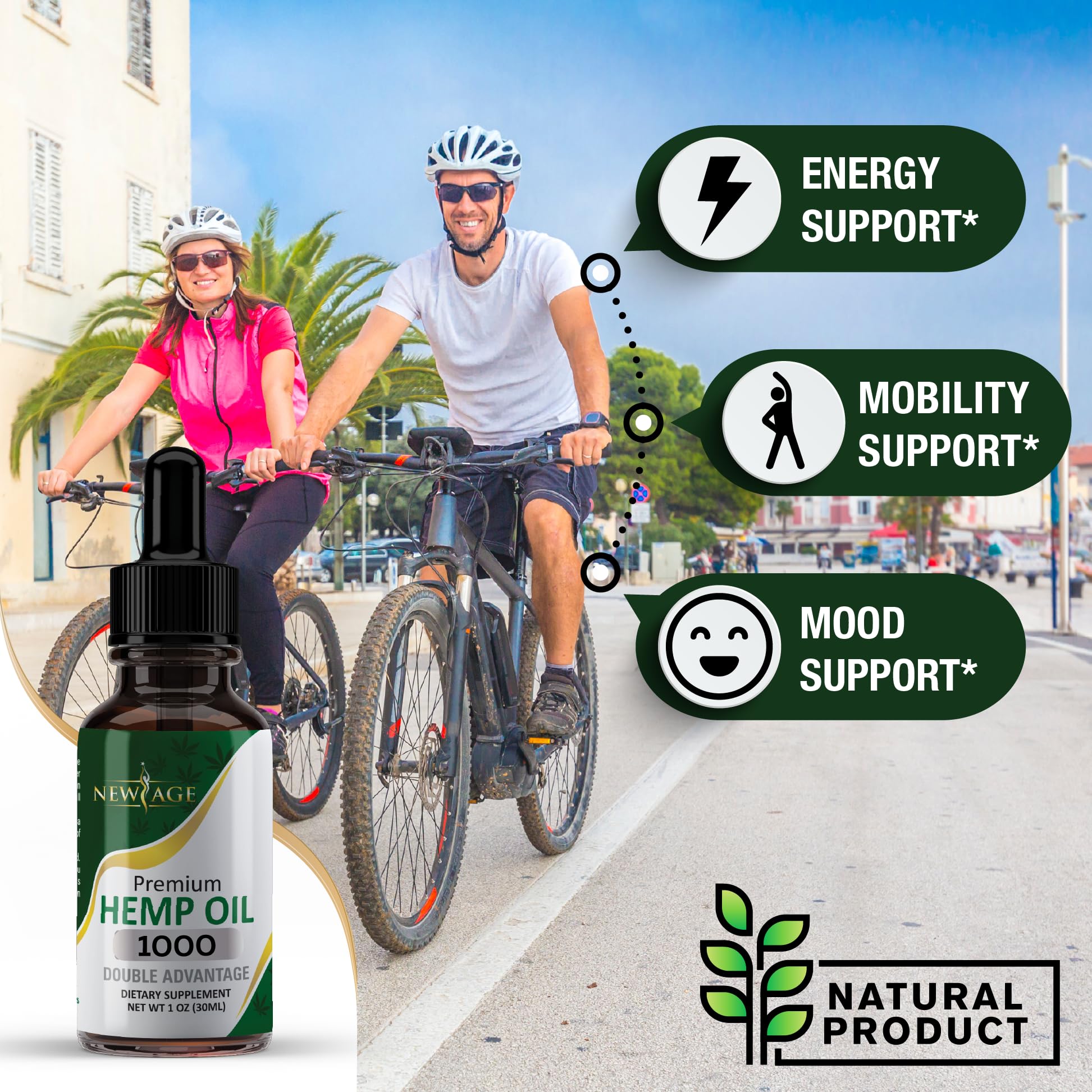 NEW AGE Hemp Oil All Natural Grown and Made in The USA! (1000 (Pack of 2)) Pricepulse