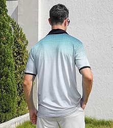 uideazone Men's Polo Shirt Athletic Fit Slim Short