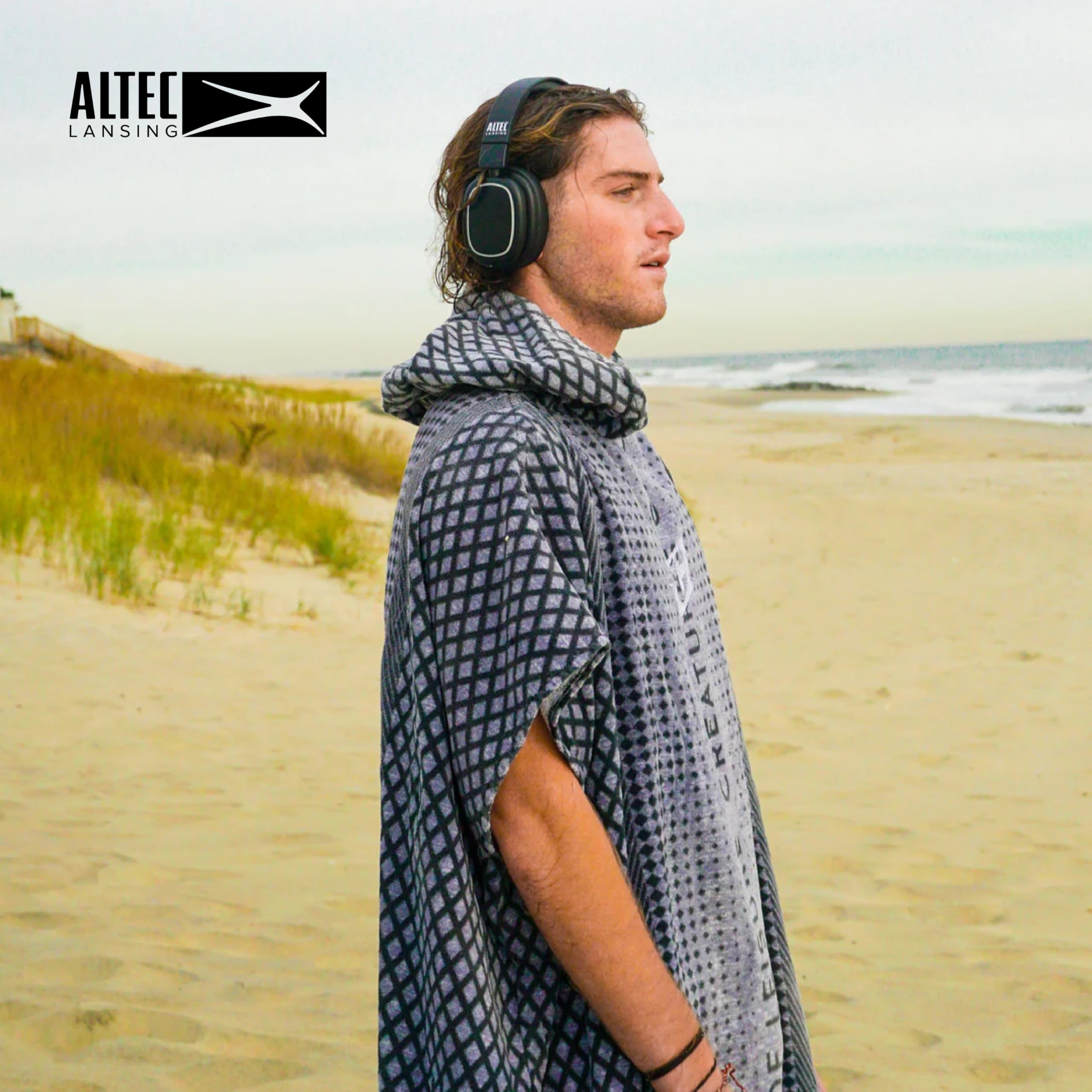 Altec Lansing Nanophones ANC 2.0, Wireless Over Ear Bluetooth Headphones with Noise Cancelling, 30 Hr Battery, Foldable Design, USB-C Charging, Voice Assistant Compatible 4