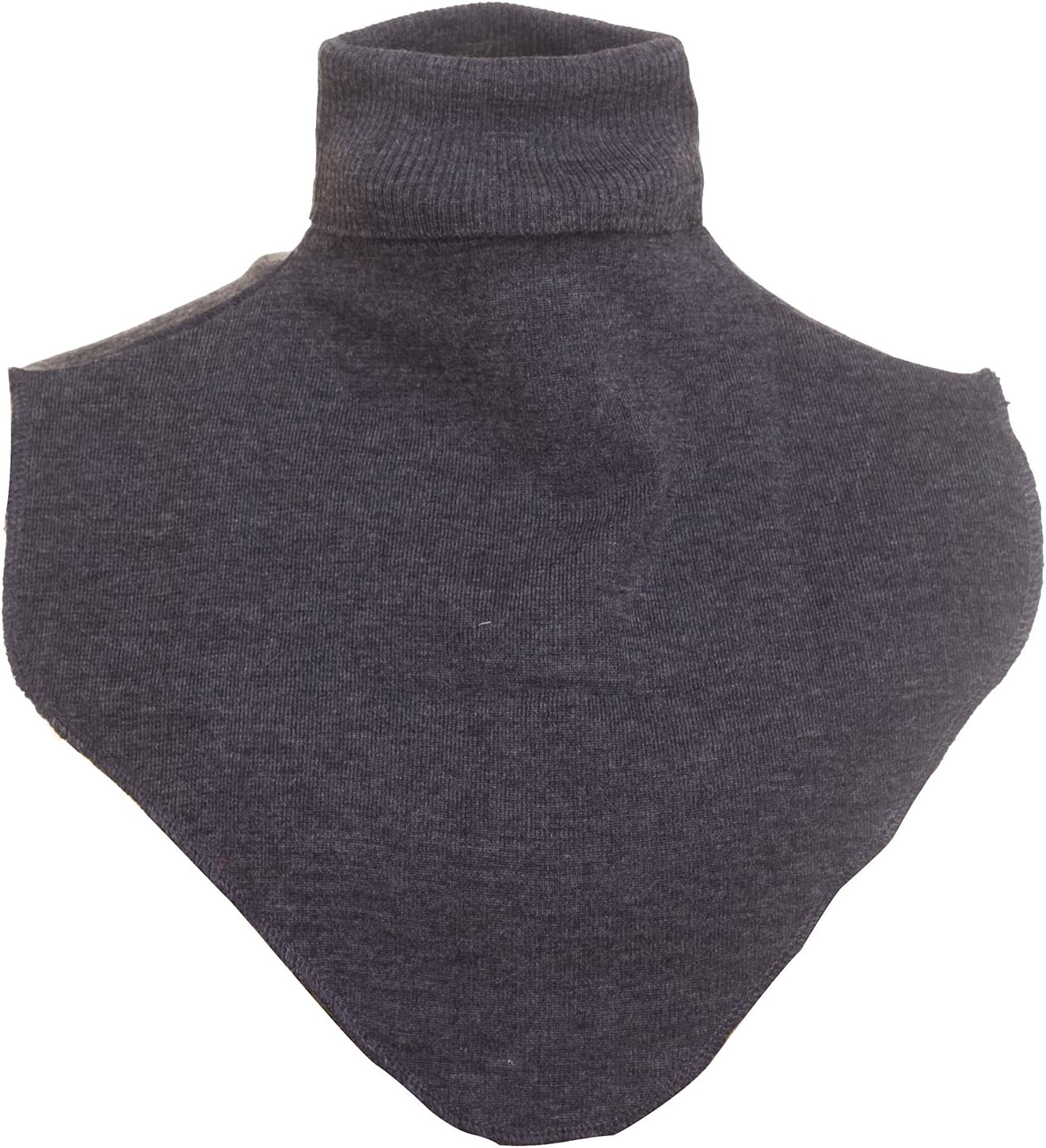 HIVER Woolen Neck Warmer Women's Faux Turtleneck Neck Cover Dickey Mock Fake False Collar