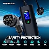 Vorsprung Portable EV Charger Type 2 8M Cable UK Plug 3 Pin 8/10/13A view 6