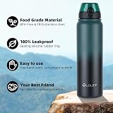 OLDLEY 1L Stainless Steel Water Bottle with Straw Leakproof Vacuum Flask view 5