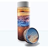 Hawaiian Sunset Scattering Tubes for Human Ashes TSA Approved Scattering Urn and Eco-Friendly Biodegradable Urns for Human Ashes & Biodegradable Urn for Burial at Sea