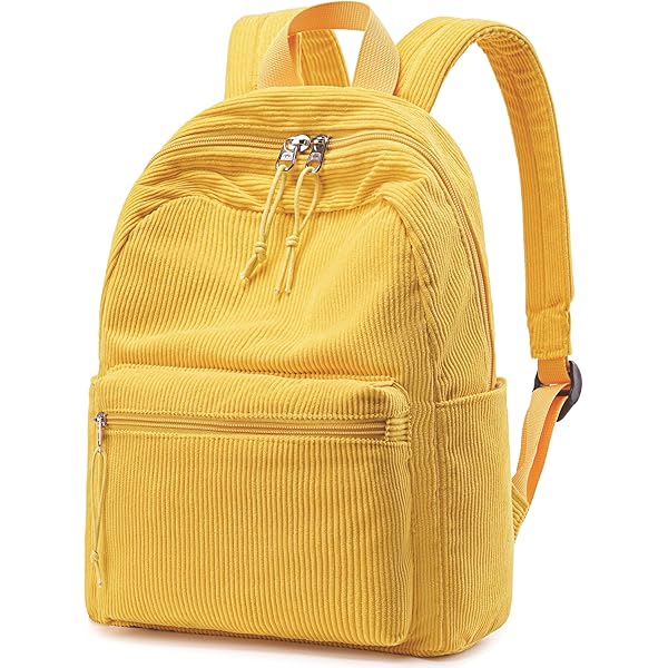 ROKA Canary Yellow Backpack – Women\'s Casual Daypack Orange & Yellow Bags and Backpacks – ROKA London main image 4