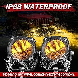 Lumimotor 3 Inch Round LED Pod Lights 50W Spot