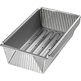 USA Pan Bakeware Aluminized Steel Meat Loaf Pan with Insert