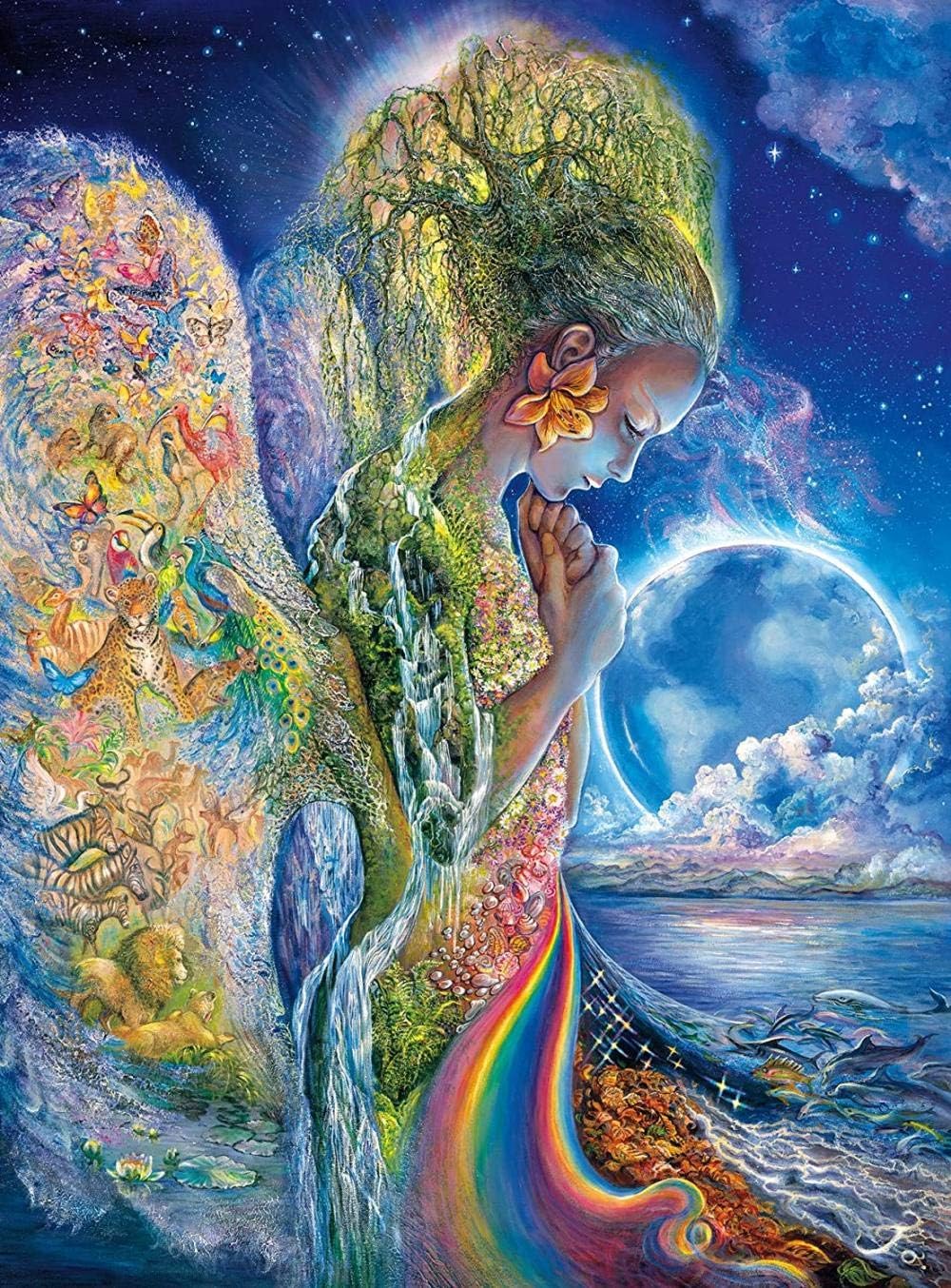 Josephine Wall - The Sadness of Gaia - Glitter Edition - 1000 Piece Jigsaw Puzzle