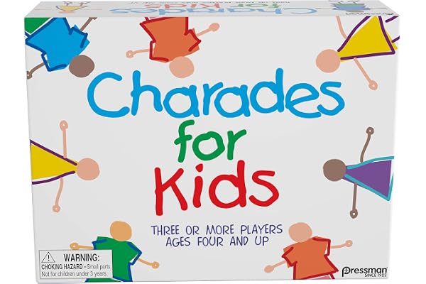 Pressman Charades for Kids - The 'No Reading Required' Family Game, 5"