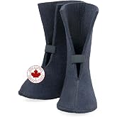 The Felt Store Wool Boot Liners for Men and Women (Unisex), Replacement Felt Liners for Insulating Winter, Hunting, Work, Snow and Rubber Boots, Style 826 BB, Standard Boot (12&rdquo; high)