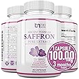 TIKI NATURE Saffron Extract Supplement 100mg - Powerful Mood Support Saffron Supplements for Support Eye & Heart Health - Antioxidant & Mood Booster
