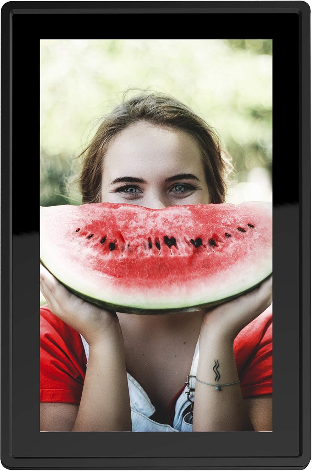 Feelcare 10 Inch 16GB Smart WiFi Digital Picture Frame, Send Photos or Small Videos from Anywhere, Touch Screen, 800x1280 IPS LCD Panel, Wall-Mountable, Portrait and Landscape(Black) : Electronics