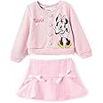 Disney Frozen Elsa Anna Princess Ariel Cinderella Minnie Toddler Girl Fall Winter Outfits Jacket and Skirt Set 2Pcs 2-6 Years
