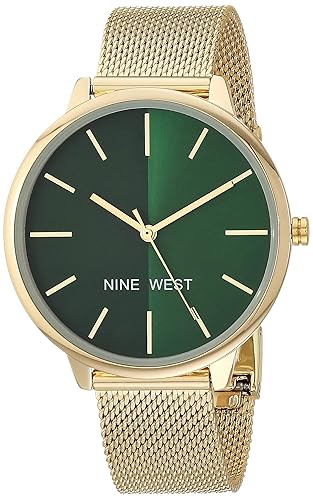 Nine West Women's Japanese Quartz Dress Watch with Stainless