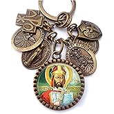 St. Adalbert of Prague Keychain, Necklace or Clip, Patron Saint, Catholic Confirmation Gift