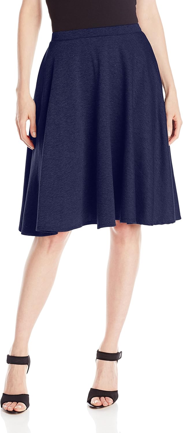 Star Vixen Women's Knee Length Full Skater Skirt at  Women’s Clothing store