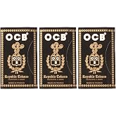 OCB Ungummed Single Wide Rolling Papers (3 Pack) - 450 Papers Total