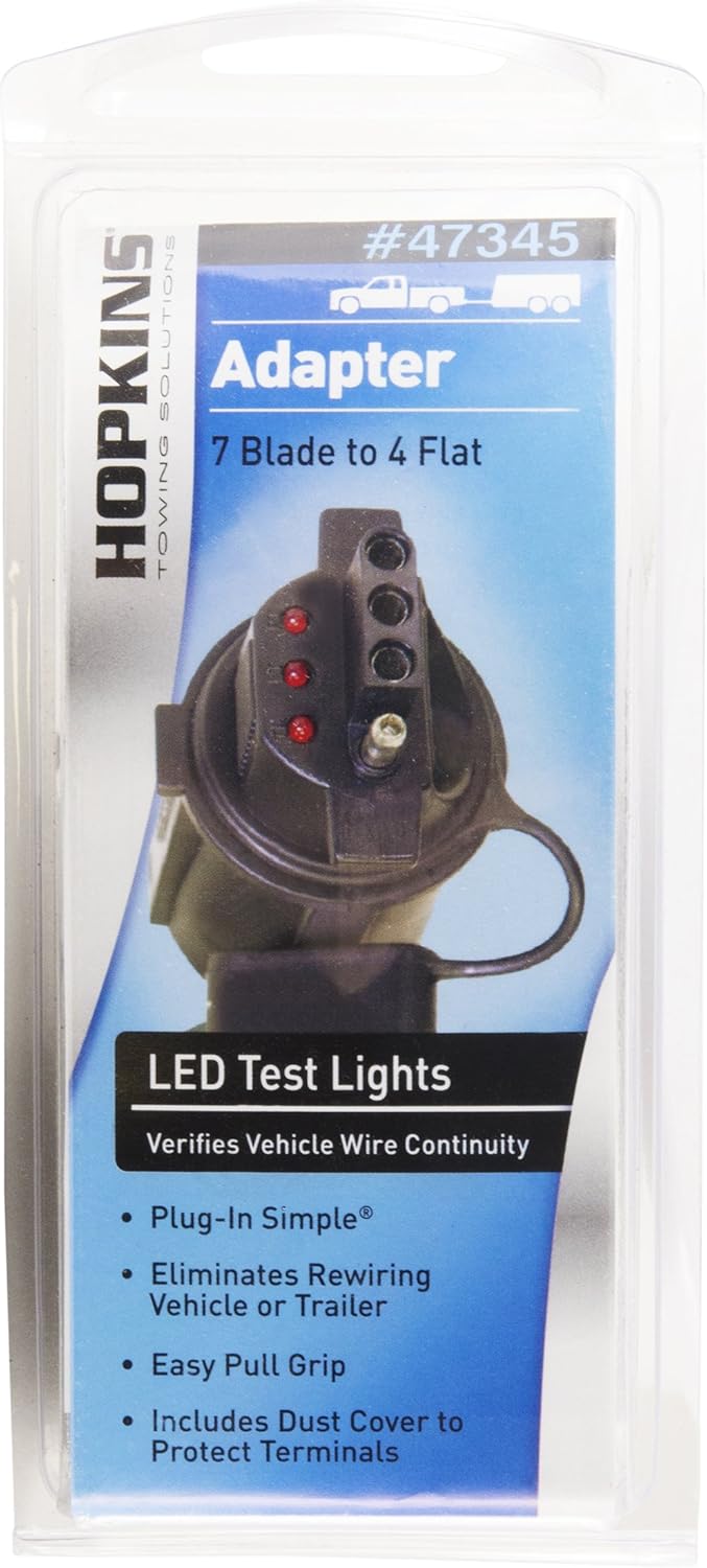 Hopkins Towing Solutions 47345 4 Wire Flat Adapter: Automotive