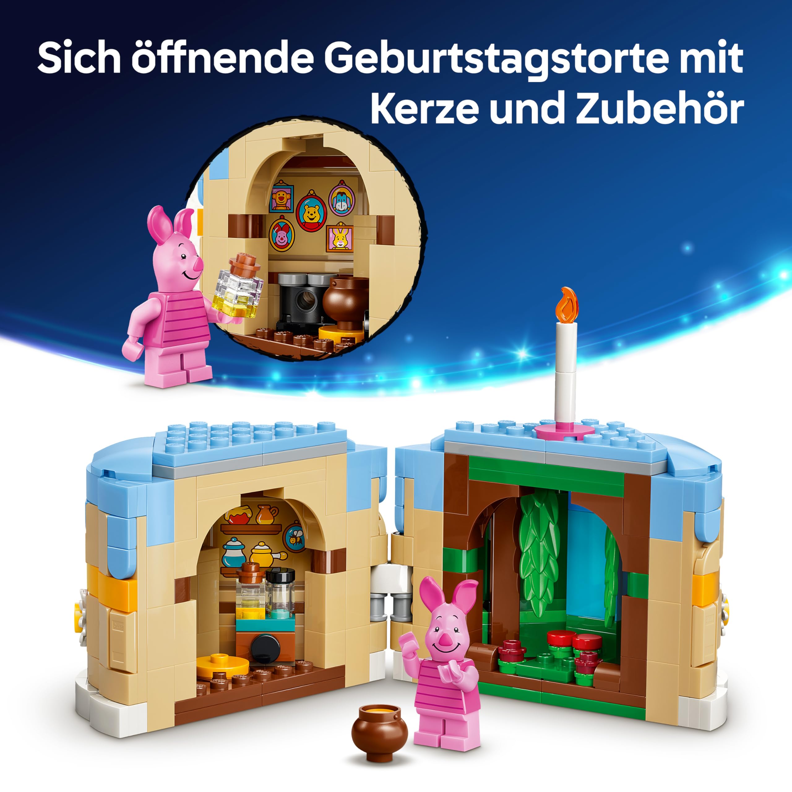 LEGO | Disney Ferkels Geburtstagsspaß - Spielzeug mit niedlicher Tierfigur, Geburtstagskuchen & Sammler Minifigur - Geschenkidee für Mädchen ab 9 Jahren & Fans - 43305 3