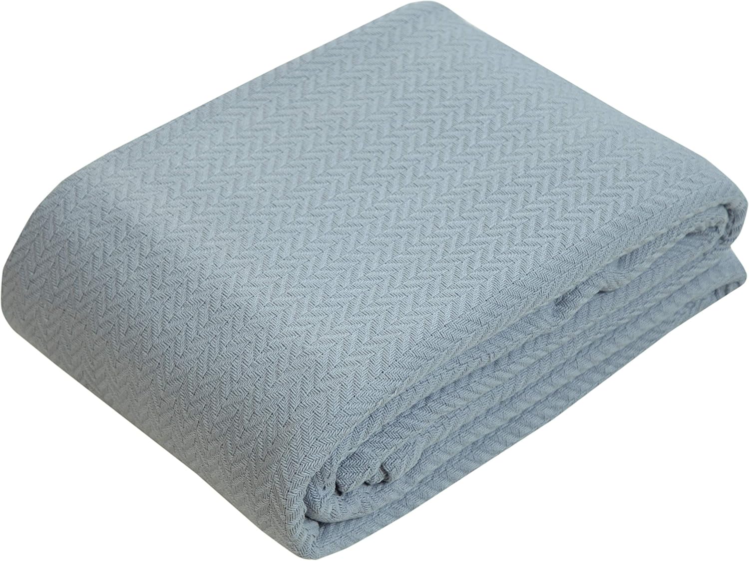 100% Soft Premium Ringspun Cotton Thermal Blanket - Full/Queen - Dark Brown - Snuggle in These Super Soft Cozy Cotton Blankets - Perfect for Layering Any Bed - Provides Comfort and Warmth for Years: Kitchen & Dining