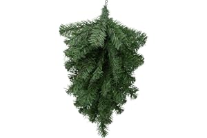 Northlight Colorado Spruce Artificial Christmas Teardrop Swag, Green