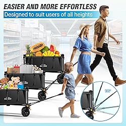 Elegear Wagon Cart Foldable Collapsible 440LBS