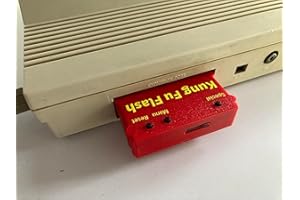 HONEYLANS Kung Fu Flash Cartridge for Commodore 64/128 KungFuFlash Mutiple Color Case (Red)