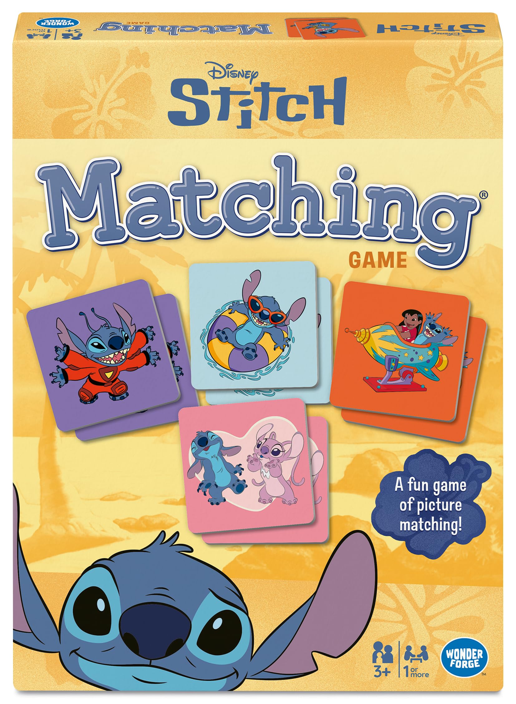 Wonder Forge Disney Stitch Matching Game - Engaging Memory Game for Toddlers and Preschoolers - Fun and Educational for Ages 3+