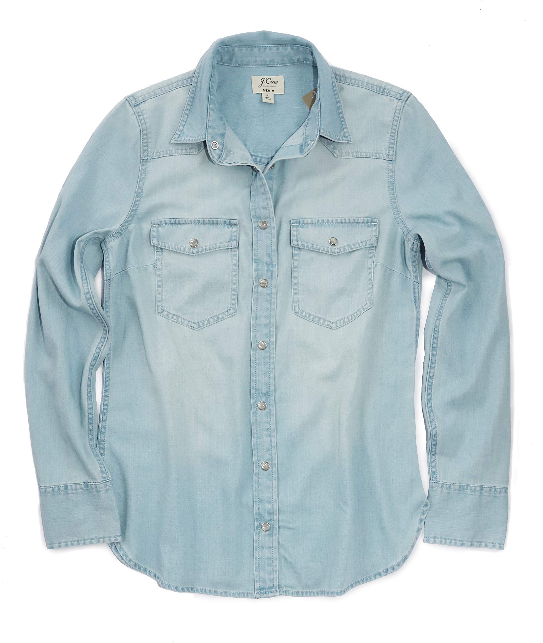 j crew women's denim shirt