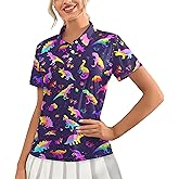 heibaosi Womens Golf Shirts Moisture Wicking Golf Polo Shirts Quick Dry Short Sleeve for Women Tennis Shirts