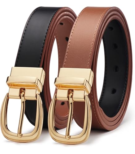 VONMELLI Reversible Belt for Women Women display picture 1