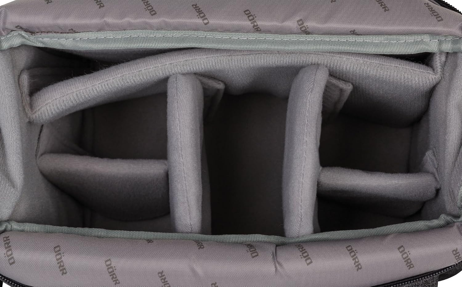Dorr Small City Pro Messenger Photo Bag - Grey/Lime - Image 5