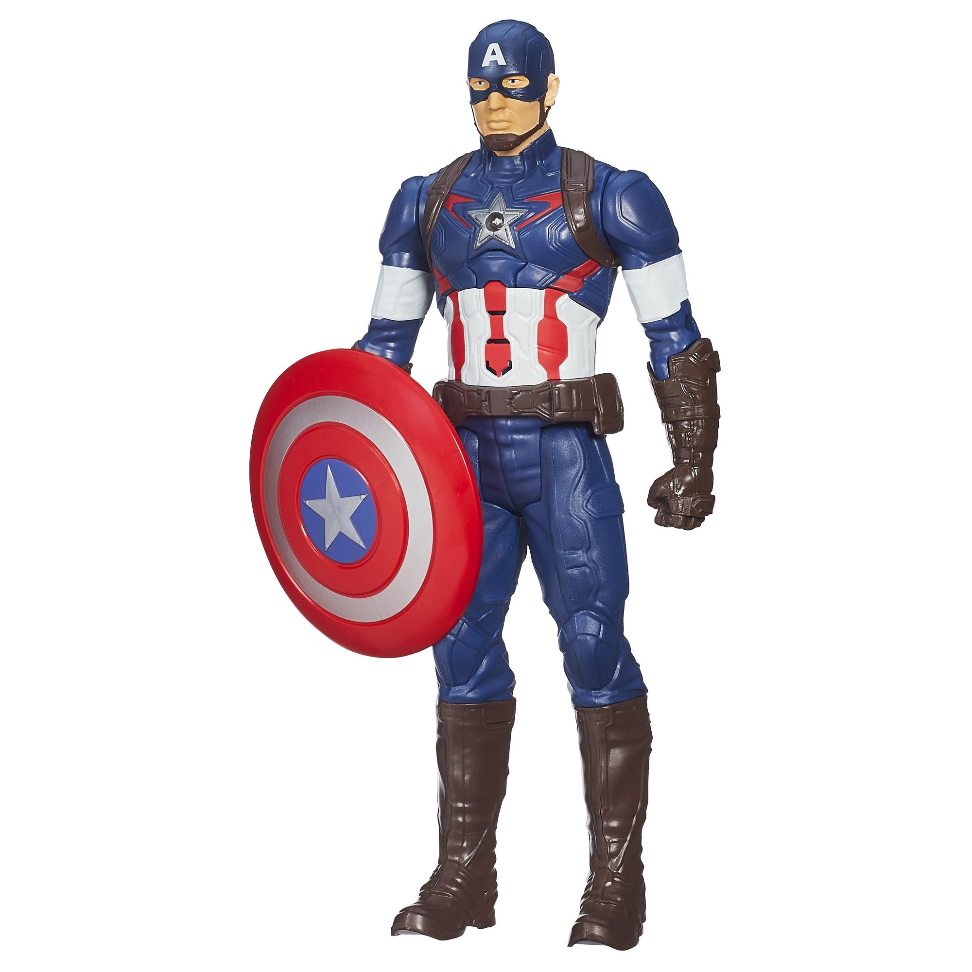 Photo 1 of Hasbro Marvel Avengers Age of Ultron Titan Hero Tech Captain America 12 Inch Figure