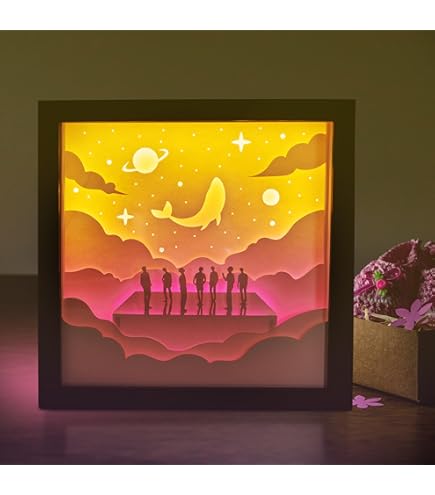 Amazon.com: BTS RM Wildflower Inspired Light Box - Gifts for