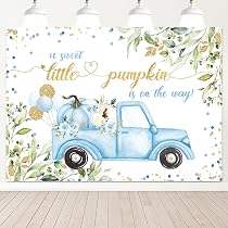 Amazon.com : Avezano Little Pumpkin Baby Shower Decorations for ...