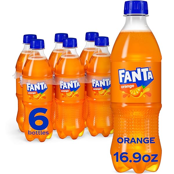 FANTA ORANGE, 16.9 FL OZ, PACK OF 6