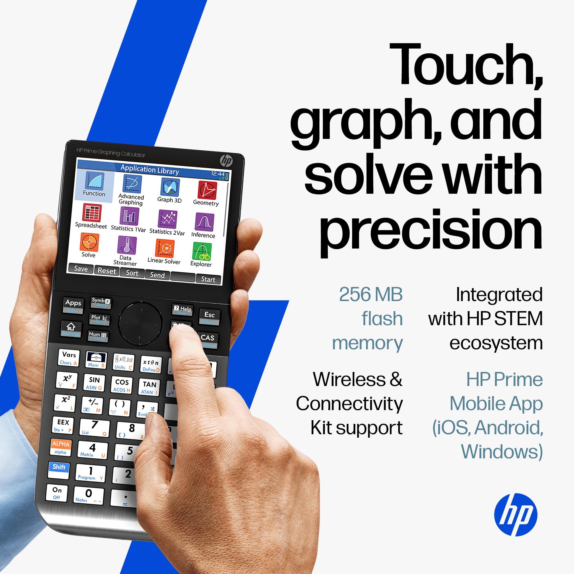 HP Prime G2 Graphing Calculator – Multi-Touch 3.5