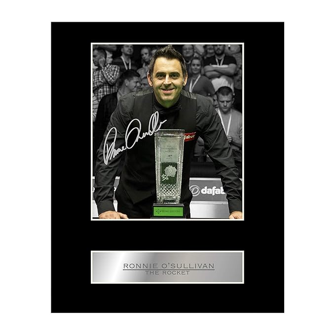 Ronnie O'sullivan Signed Mounted Photo Display English Open Autographed Gift Picture Print Ronnie O'sullivan Signed Mounted Photo Display English Open Autographed Gift Picture Print