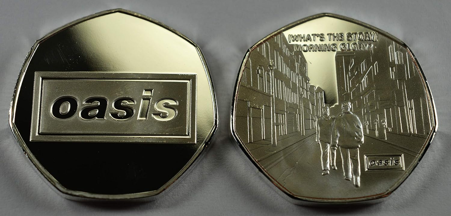 OASIS '(WHAT'S THE STORY) MORNING GLORY?' Silver Commemorative Coin