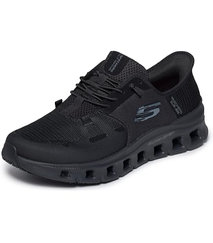 Amazon.com: Skechers Work Arch Fit Charles, Men's, Black, Slip On