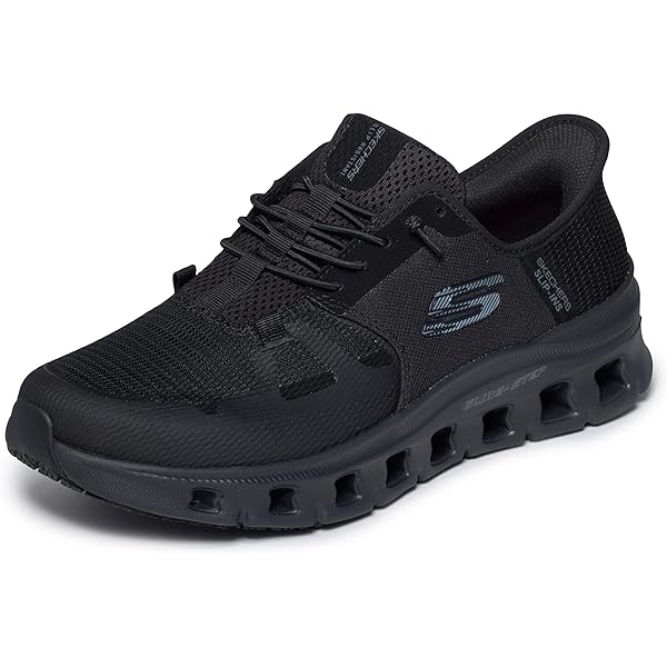 Amazon.com: Skechers Work Arch Fit Charles, Men's, Black, Slip On