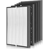 3000 Replacement Filters Compatible with Air Doctor 3000 Air Purifier, 1 Premium Filter + 1 VOCs Filter + 4 Pre-Filters, Compare to ADF3001 ADF3002 ADF3003, 6-Pack