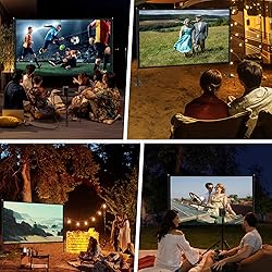 Outdoor Projector Screen with Stand - 120 inch