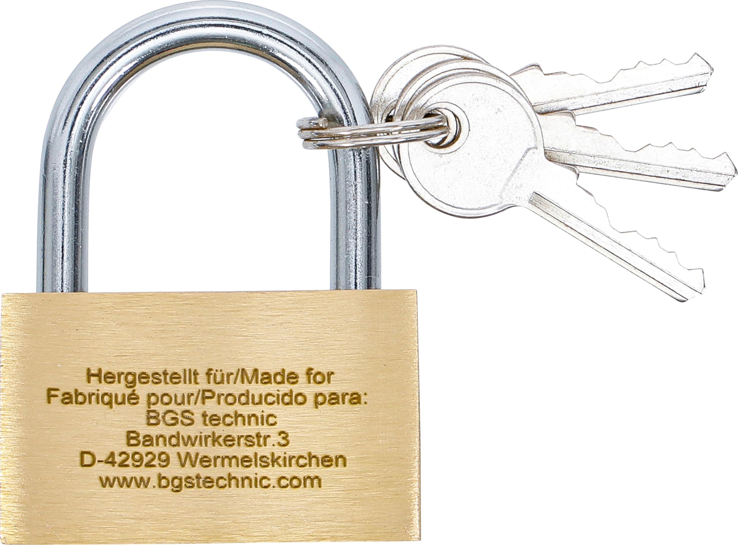 BGS Diy 3099 | Brass Padlock | 50 mm